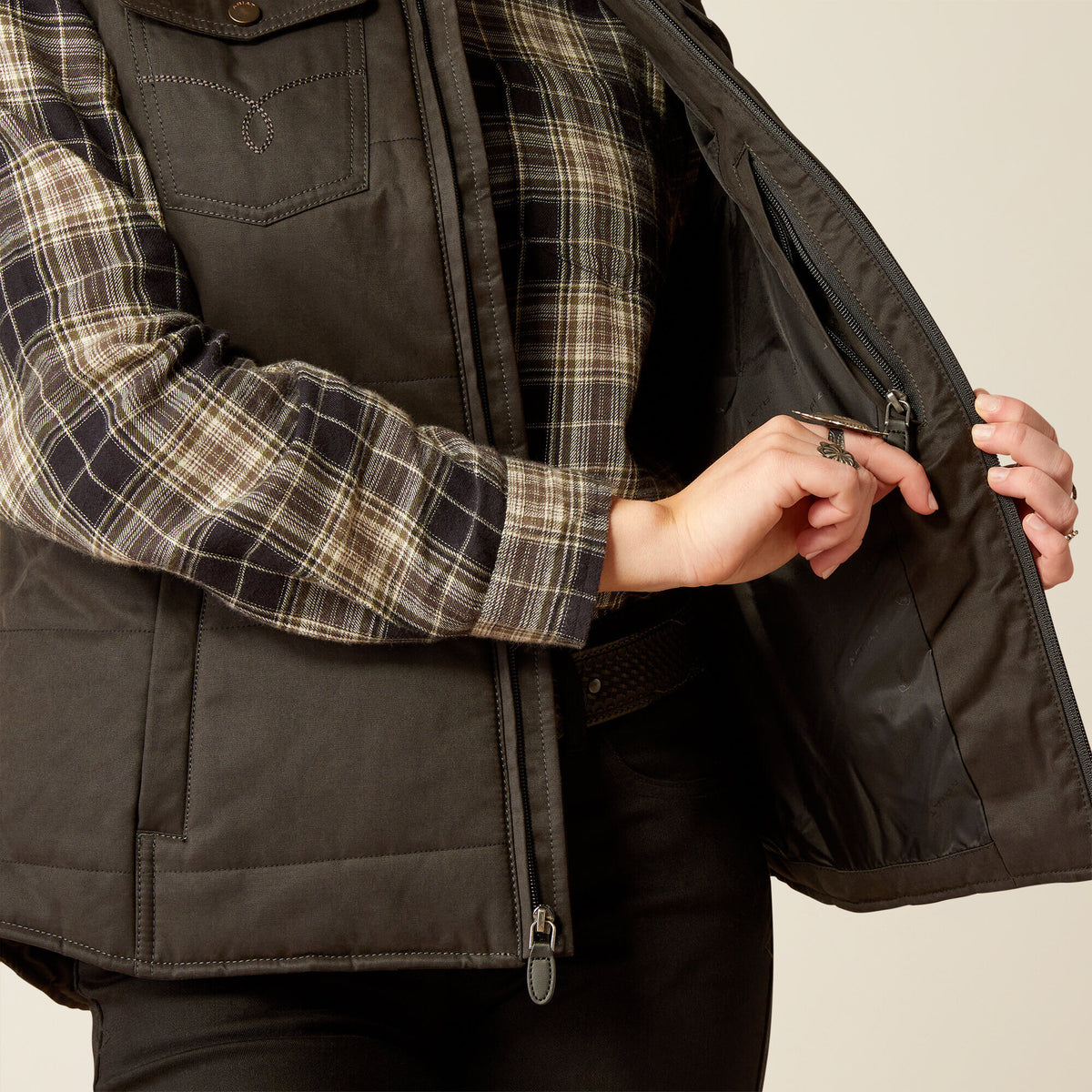 Ariat Latest Grizzly Quilted Vest