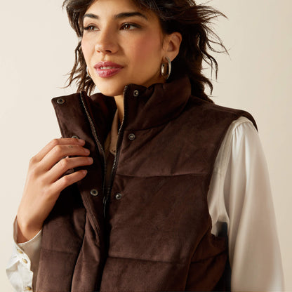 Ariat Trending Swirls Faux Leather Vest