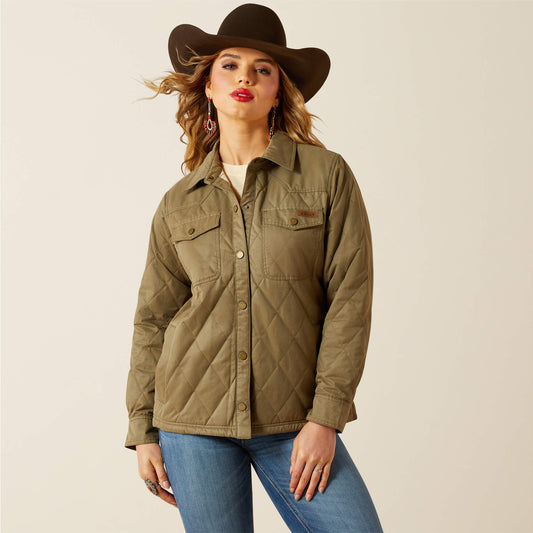 Ariat Great Value Grizzly Quilted Barn Jacket