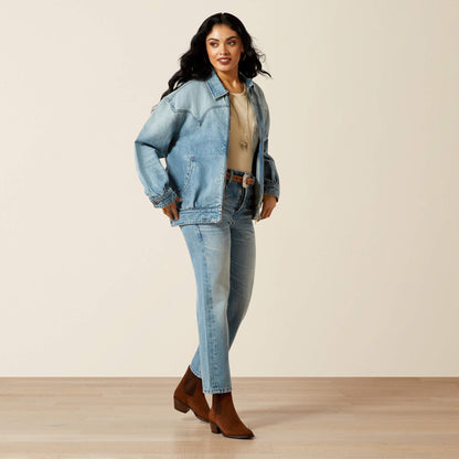 Ariat Classic Cheyenne Denim Bomber Jacket
