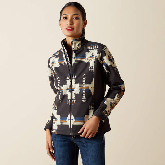 Ariat New Ariat Logo Softshell Print Jacket