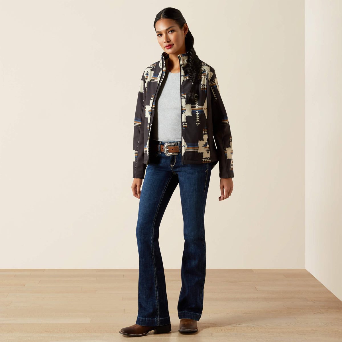 Ariat New Ariat Logo Softshell Print Jacket