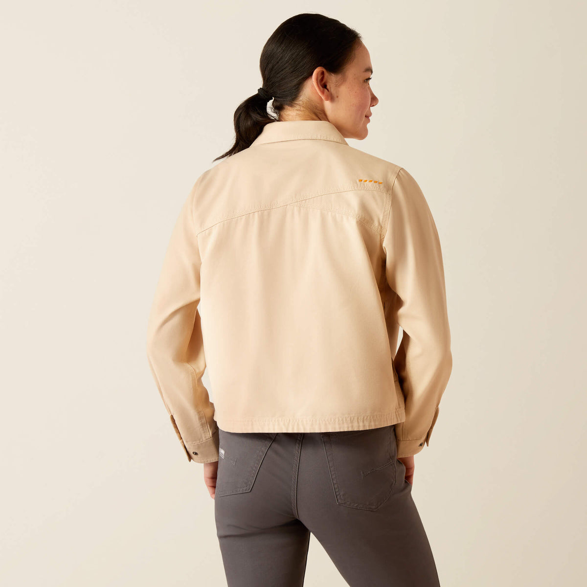 Ariat Essential Rebar Cropped Woven Shirt Jacket
