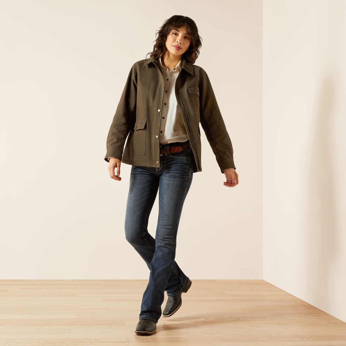 Ariat Top Pick Western Canvas Chore Jacket