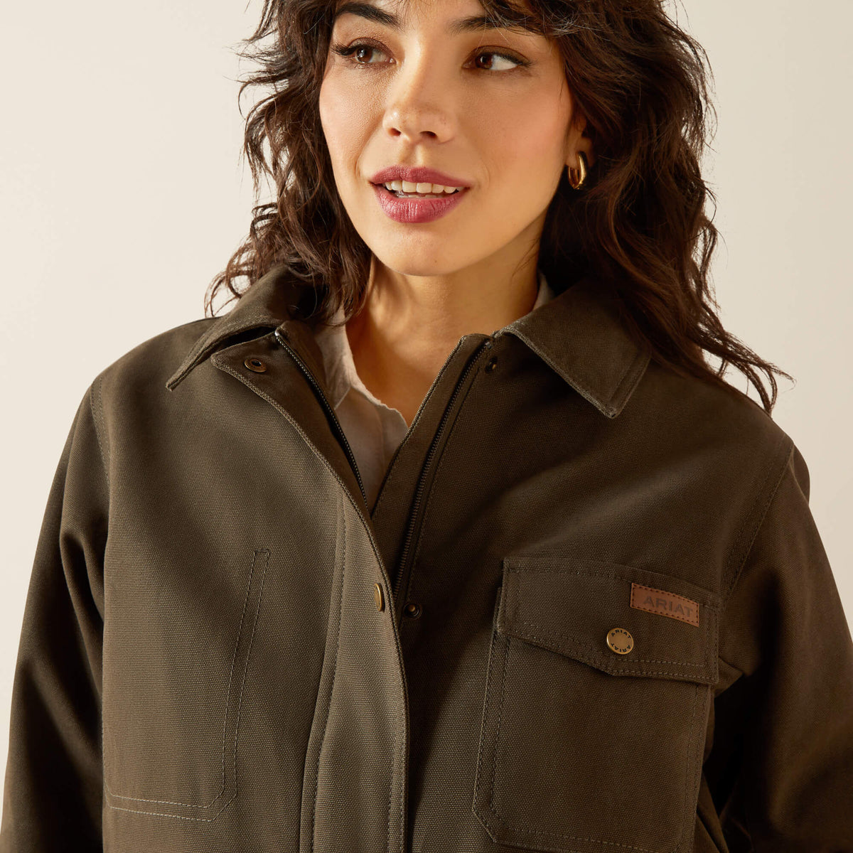 Ariat Top Pick Western Canvas Chore Jacket