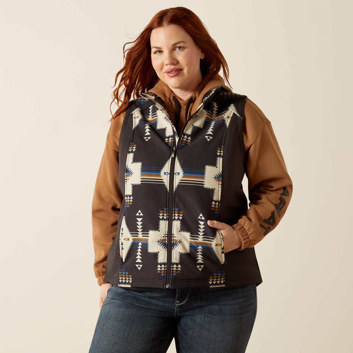Ariat Special Offer Ariat Logo Softshell Print Vest
