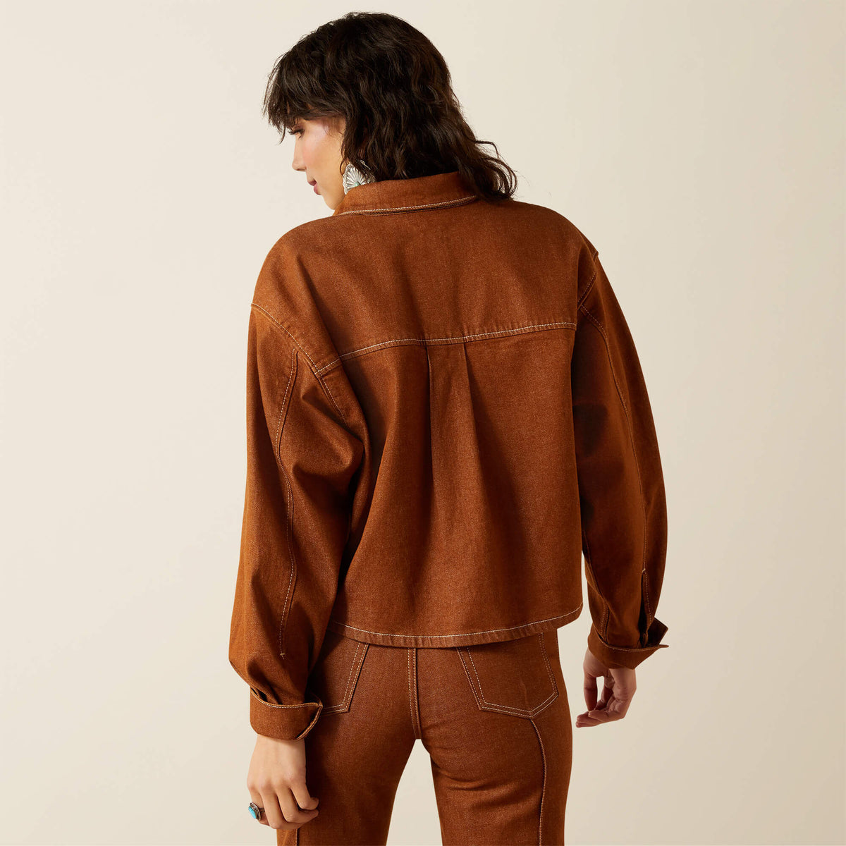 Ariat Special Offer Boxy Cropped Denim Jacket