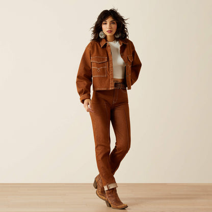 Ariat Special Offer Boxy Cropped Denim Jacket