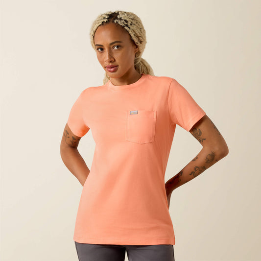 Ariat Signature Rebar Cotton Strong Anvil Logo T-Shirt