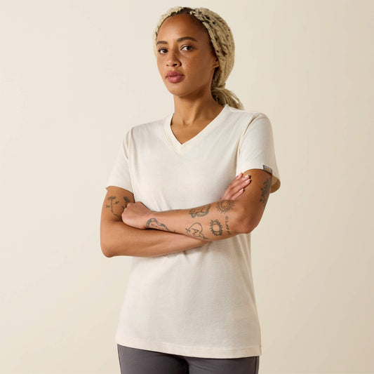 Ariat Latest Rebar Cotton Strong Standard V-Neck T-Shirt