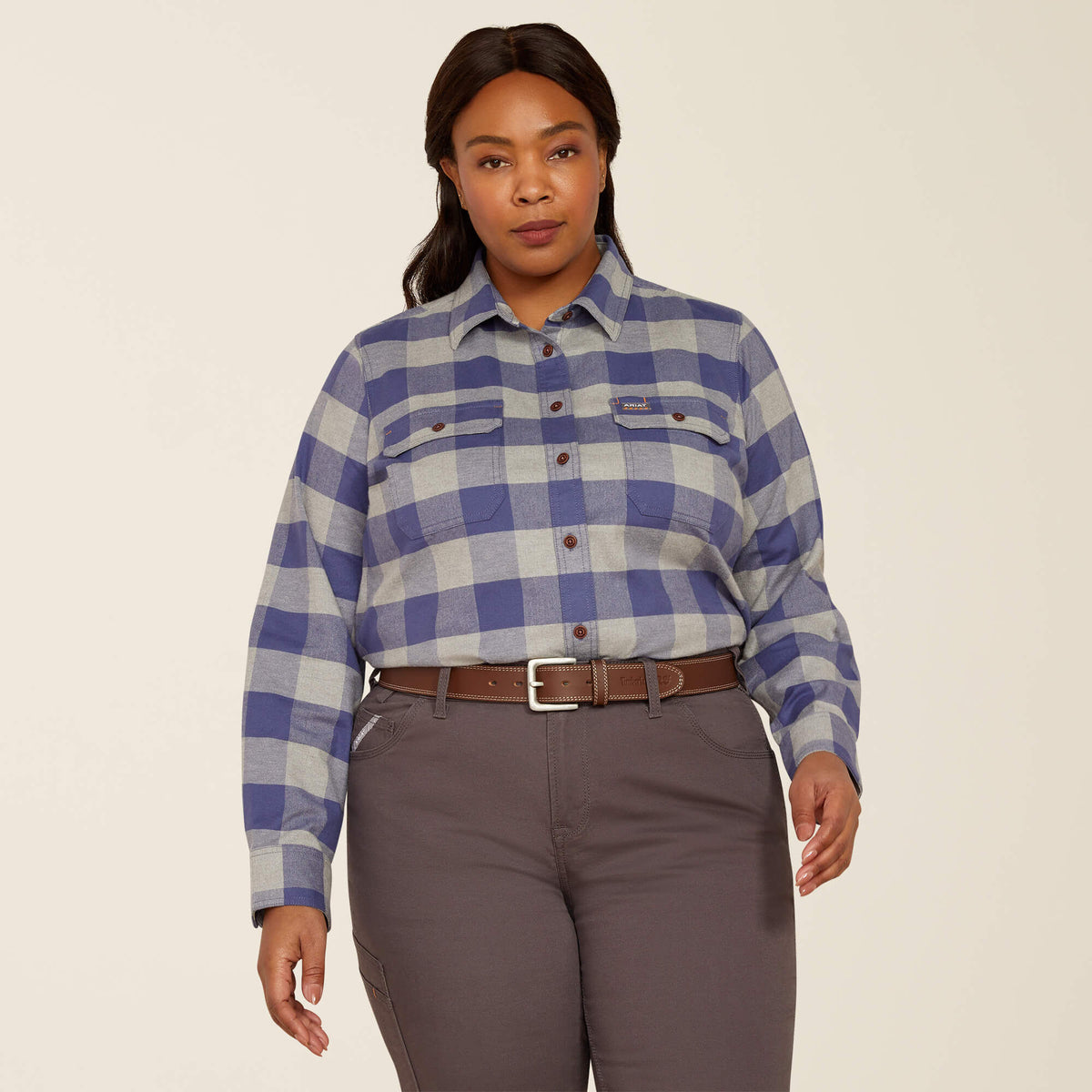 Ariat Recommended Rebar DuraStretch Flannel Tunic