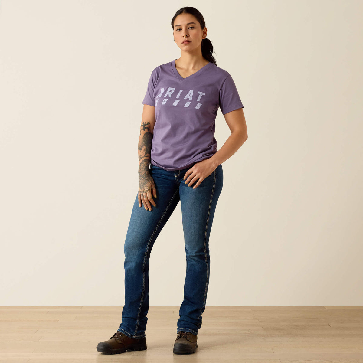 Ariat Smart Buy Rebar Cotton Strong Logo T-Shirt