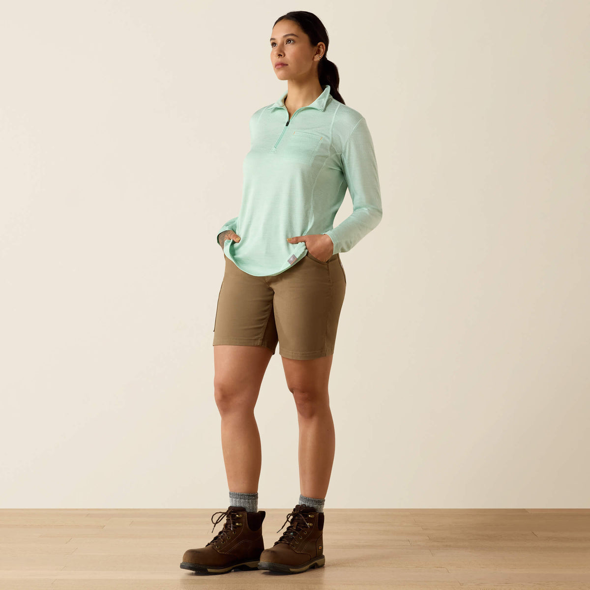 Ariat Discount Rebar Evolution 1/2 Zip Top