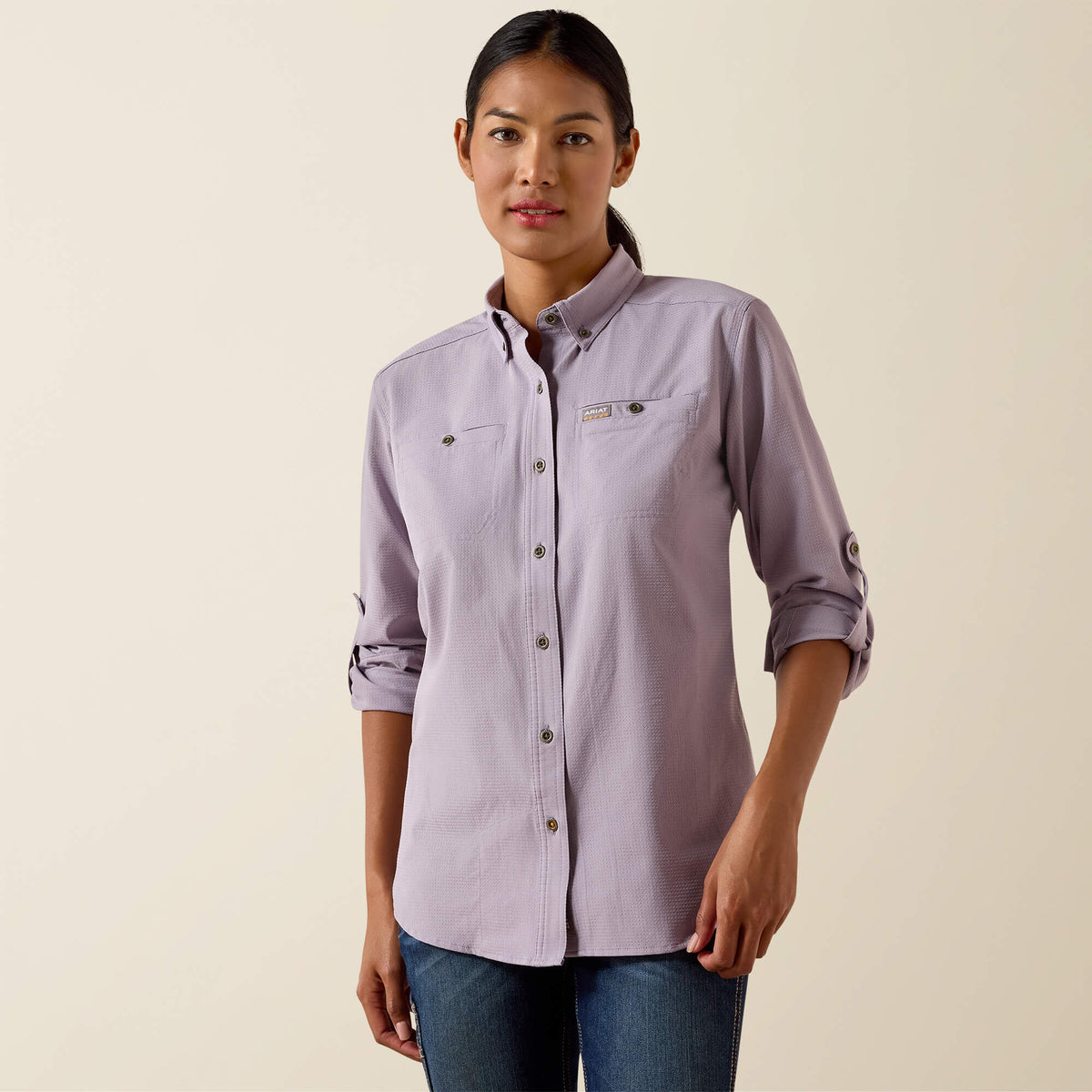 Ariat Popular Rebar Made Tough 360 Airflow DuraStretch Work Shirt