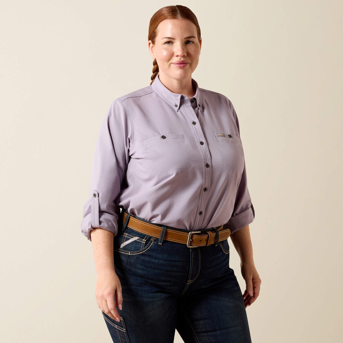 Ariat Popular Rebar Made Tough 360 Airflow DuraStretch Work Shirt