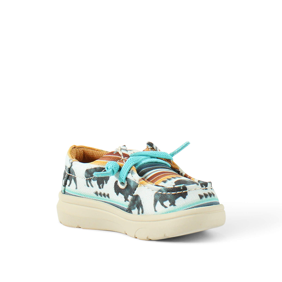 Ariat Discount Toddler Lil' Stompers Buffalo Print Hilo