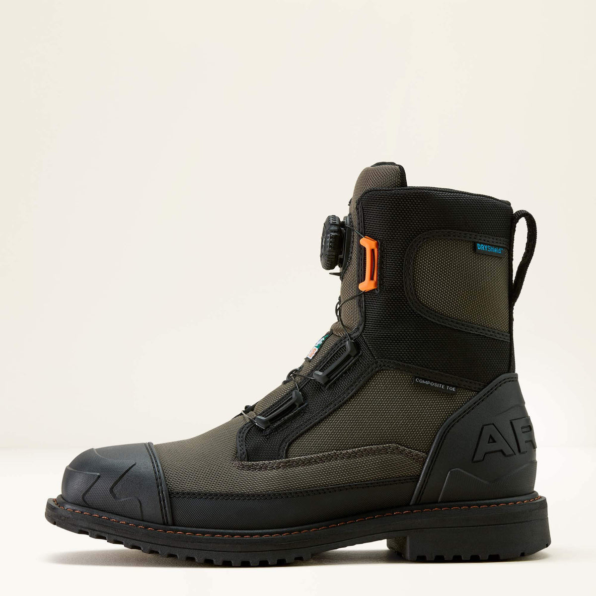Ariat Special Offer RigTEK Wildcat BOA 8" CSA Waterproof Wide Square Toe Composite Toe Work Boot