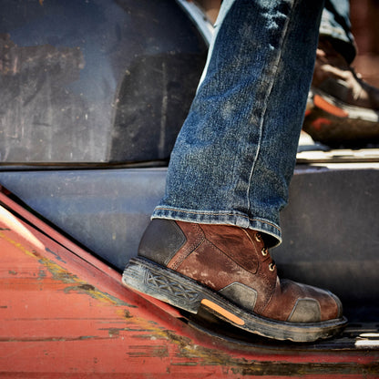 Ariat Recommended OverDrive 8" Wide Square Toe Waterproof Composite Toe Work Boot