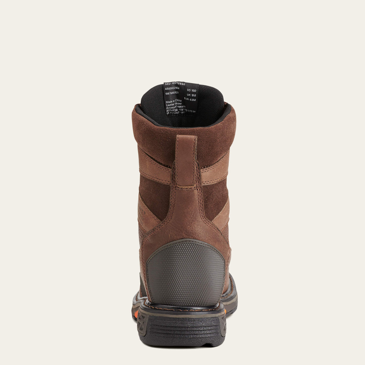Ariat Recommended OverDrive 8" Wide Square Toe Waterproof Composite Toe Work Boot