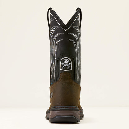 Ariat Smart Buy WorkHog XT Bolt Skull Waterproof Wide Square Toe Work Boot