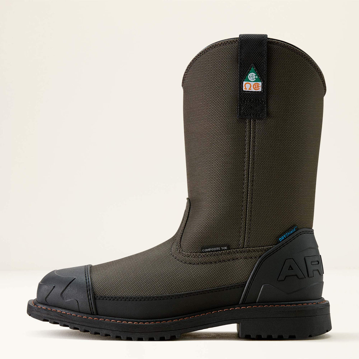 Ariat Everyday RigTEK Wildcat Pull-On CSA Waterproof Wide Square Toe Composite Toe Work Boot