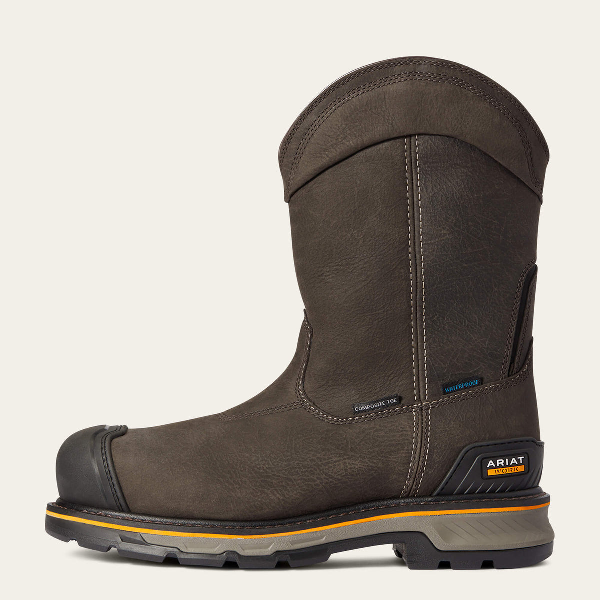 Ariat Discount Stump Jumper Pull-On Waterproof Composite Toe Work Boot