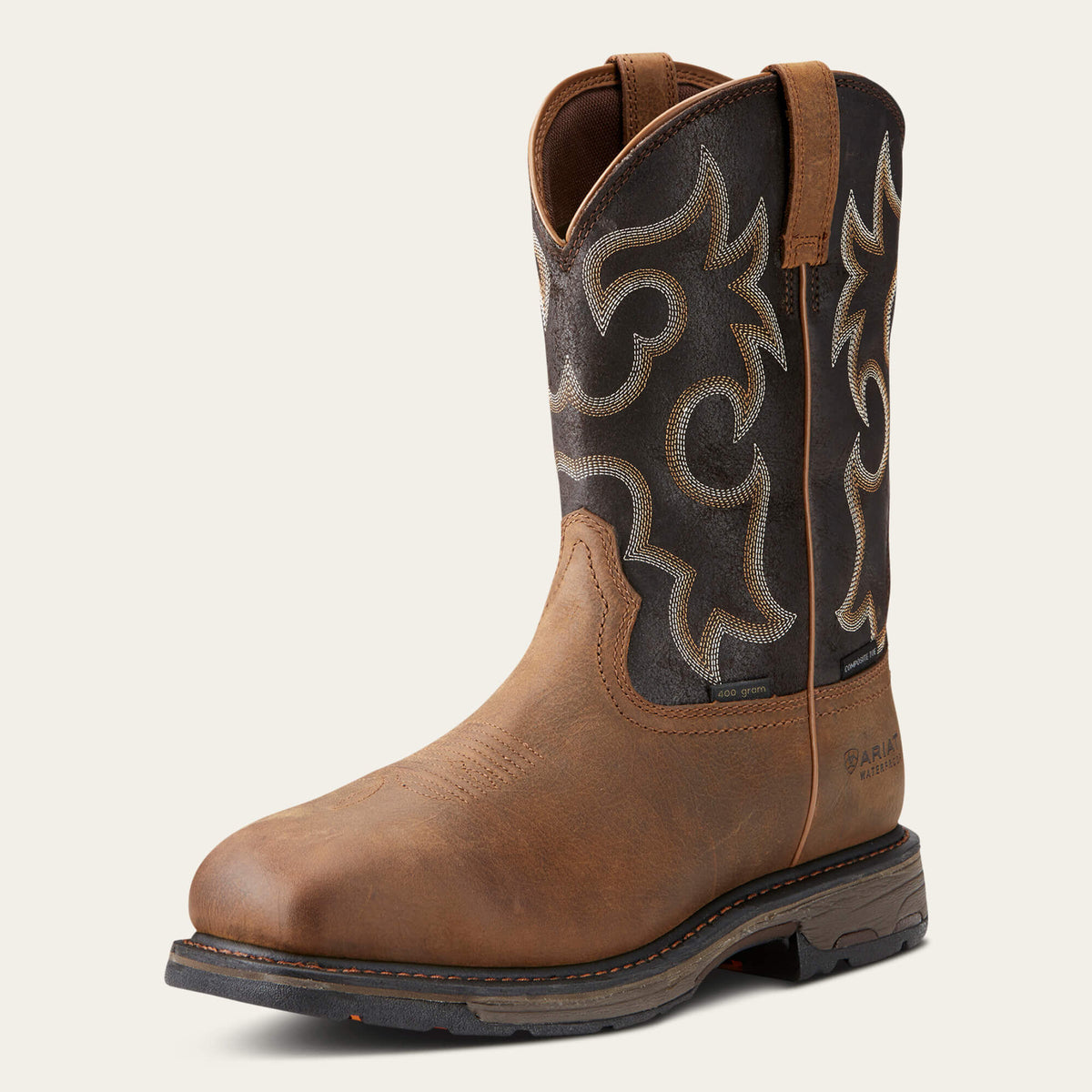 Ariat Deals WorkHog Wide Square Toe 400g Waterproof Composite Toe Work Boot