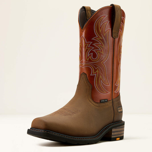 Ariat Popular Ironside Square Toe Steel Toe Work Boot