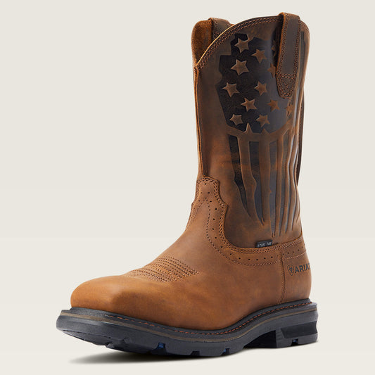 Ariat Premium Sierra Shock Shield Patriot Steel Toe Work Boot