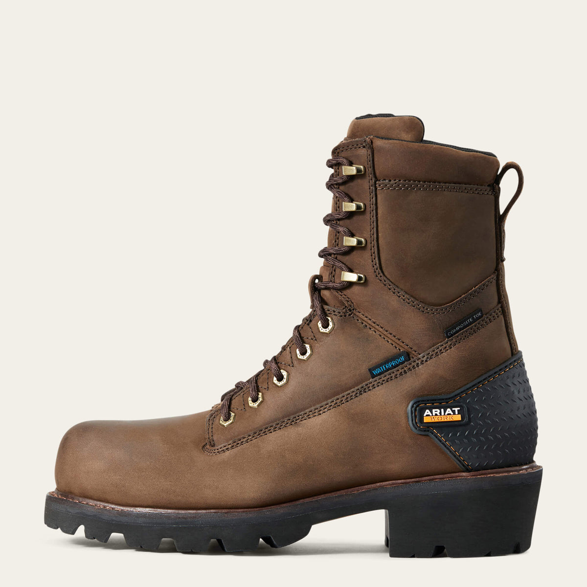 Ariat Classic Powerline 8" Waterproof Composite Toe Work Boot
