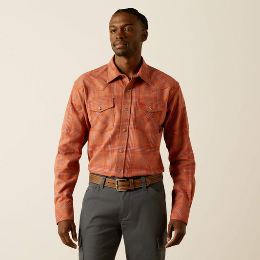 Ariat New FR Wayne Retro Fit Snap Work Shirt