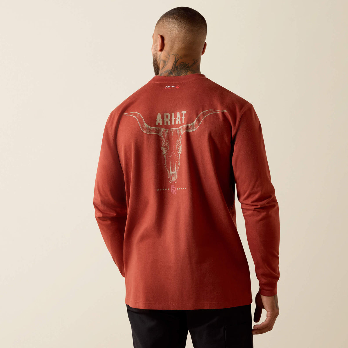 Ariat Premium FR Air Longhorn Long Sleeve T-Shirt
