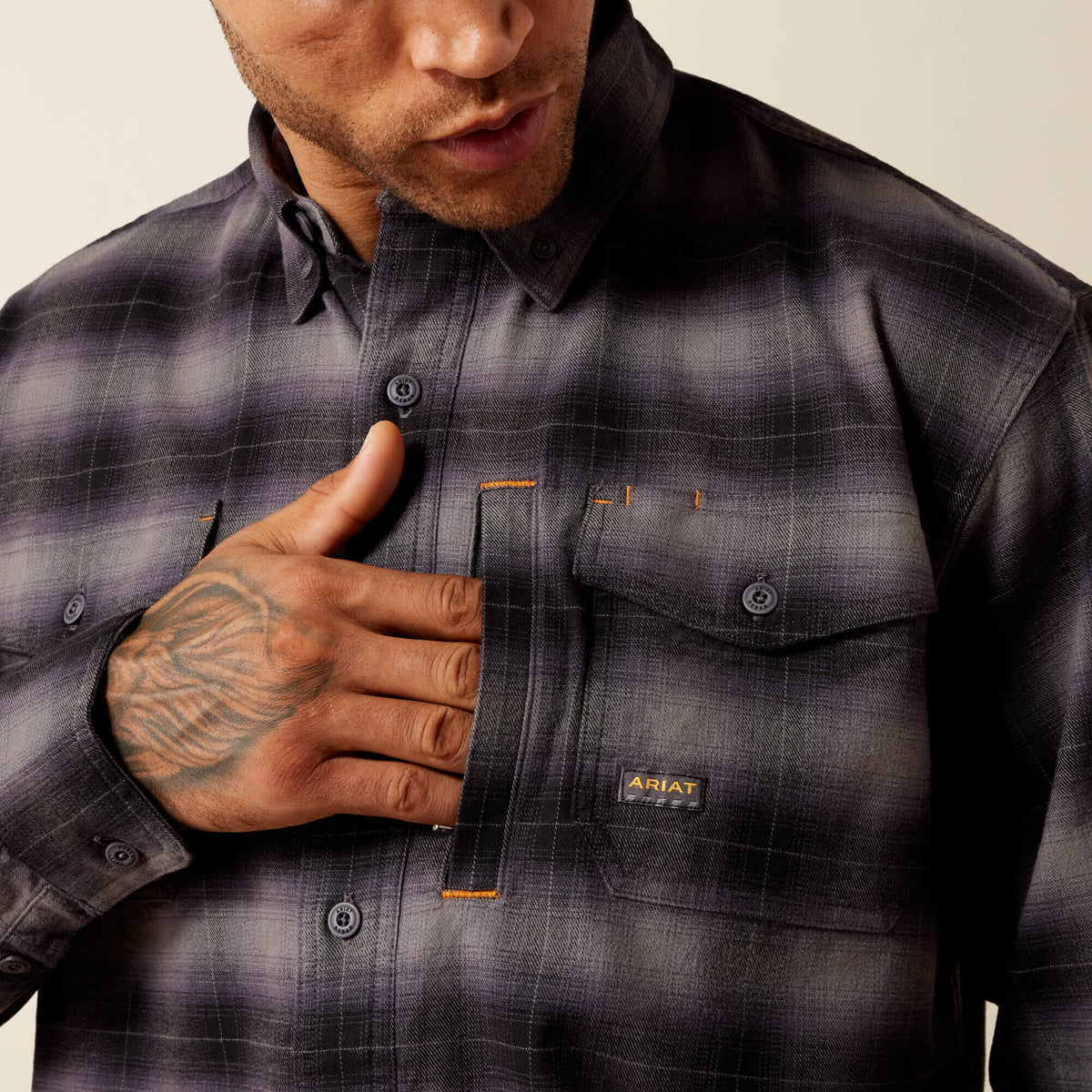Ariat Featured Rebar Flannel DuraStretch Work Shirt