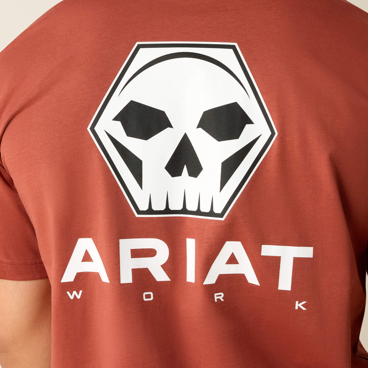 Ariat Special Offer Rebar Cotton Strong Bolt Skull T-Shirt