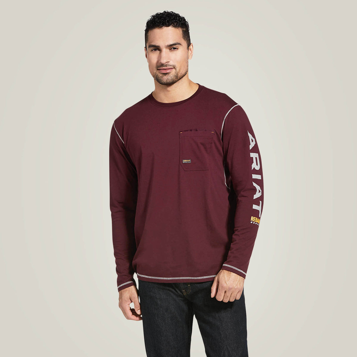 Ariat Exclusive Rebar Workman Logo T-Shirt