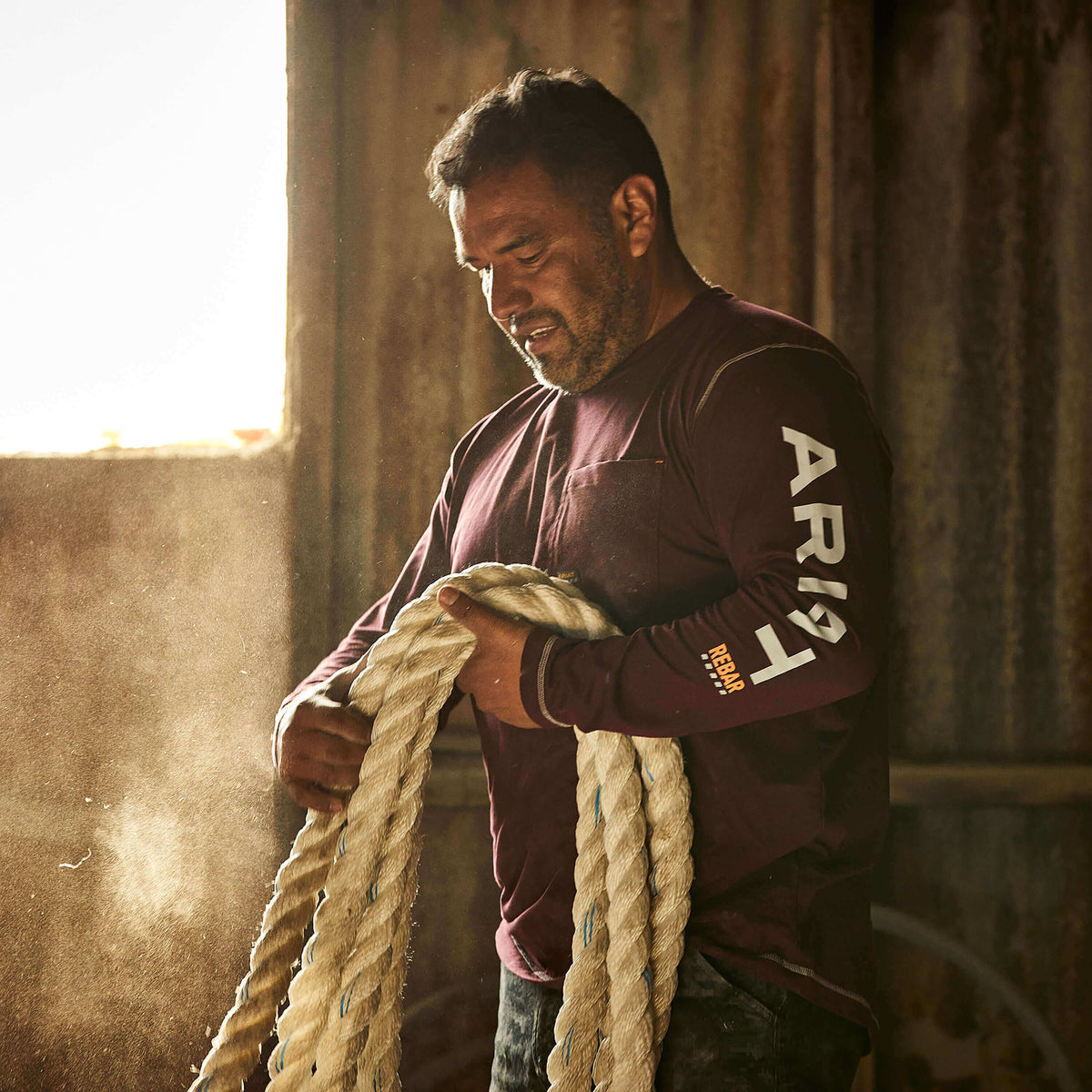 Ariat Exclusive Rebar Workman Logo T-Shirt