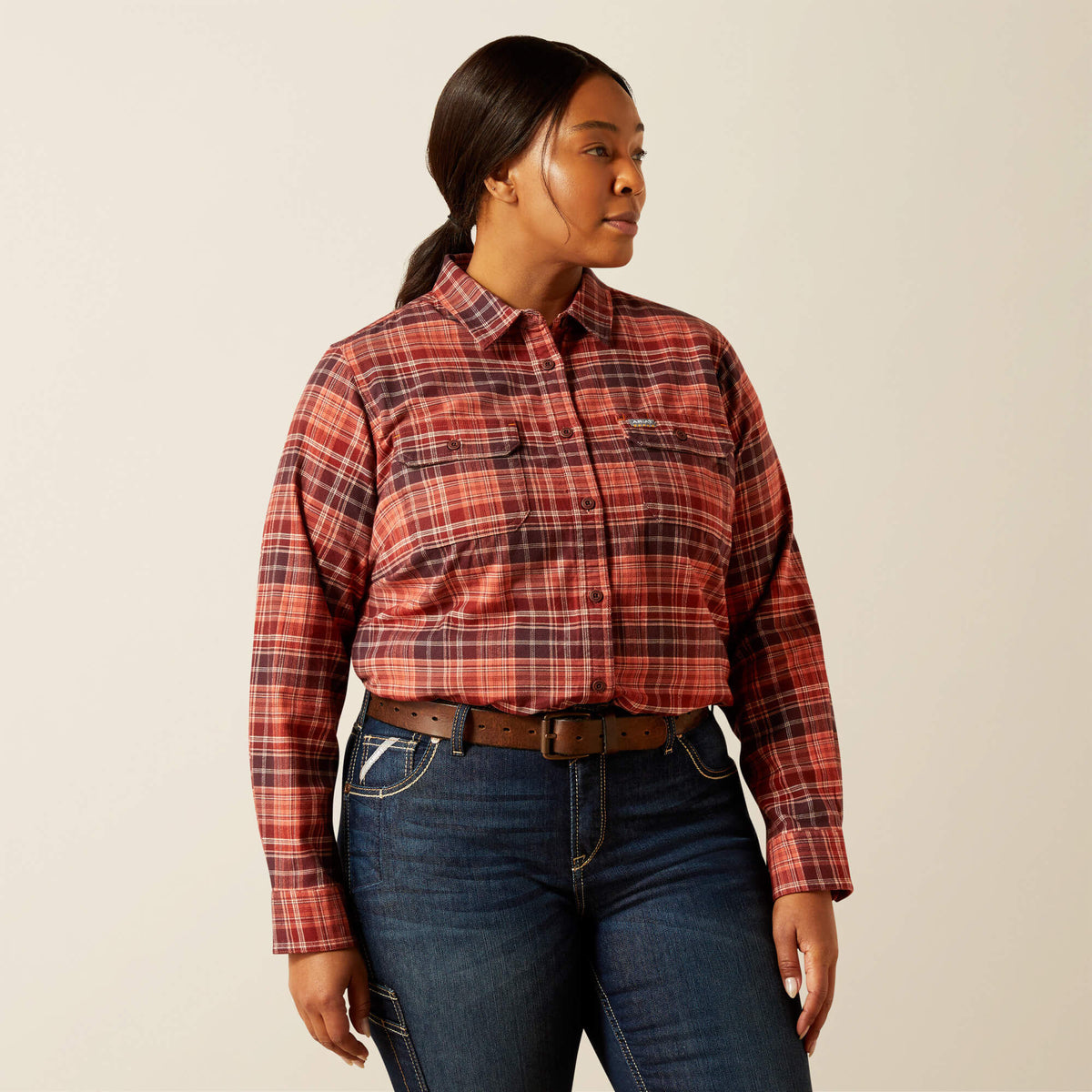 Ariat Essential Rebar DuraStretch Flannel Tunic