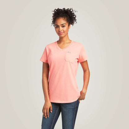 Ariat Trusted Rebar Cotton Strong V-Neck T-Shirt