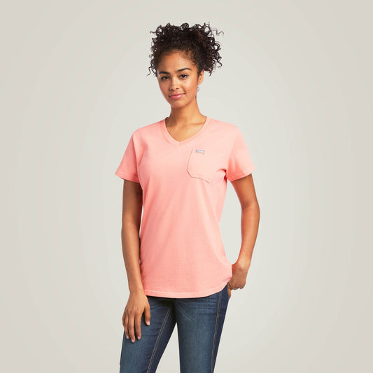 Ariat Trusted Rebar Cotton Strong V-Neck T-Shirt