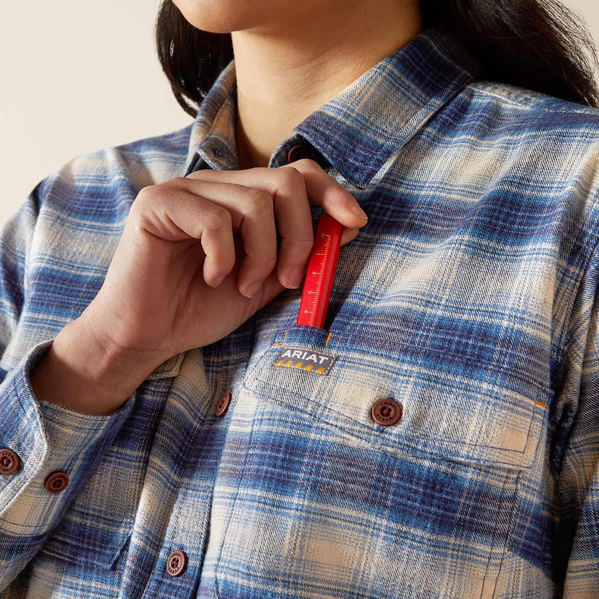 Ariat Trending Rebar Flannel DuraStretch Work Shirt