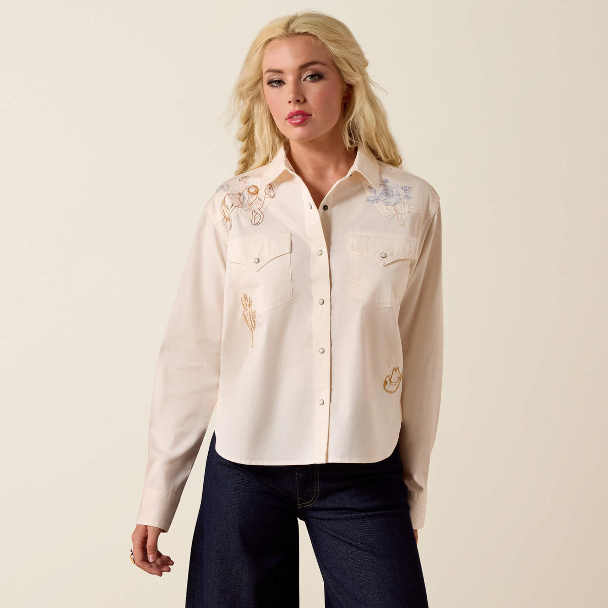 Ariat Featured Ashville Embroidered Snap Shirt