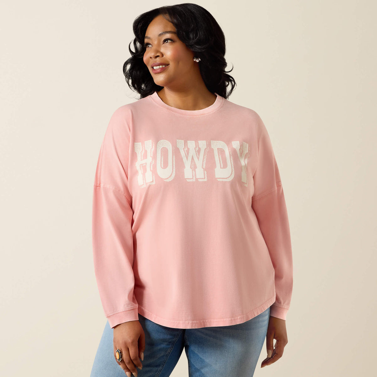 Ariat Customer Favorite Canvas Oversized Long Sleeve T-Shirt
