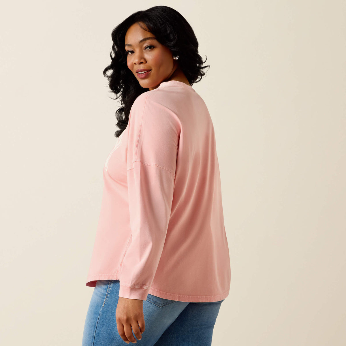 Ariat Customer Favorite Canvas Oversized Long Sleeve T-Shirt