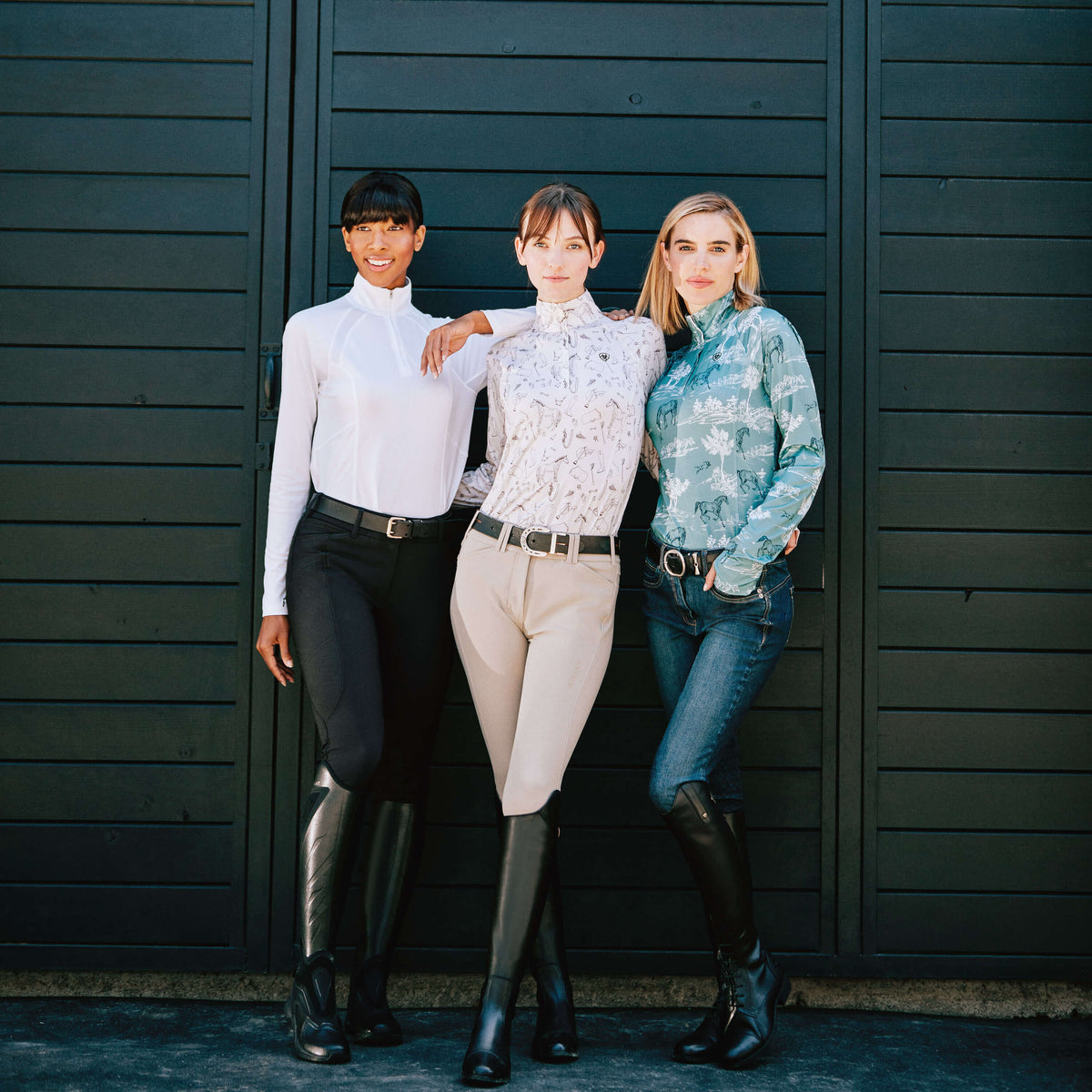 Ariat Premium Halo Denim Knee Patch Breech