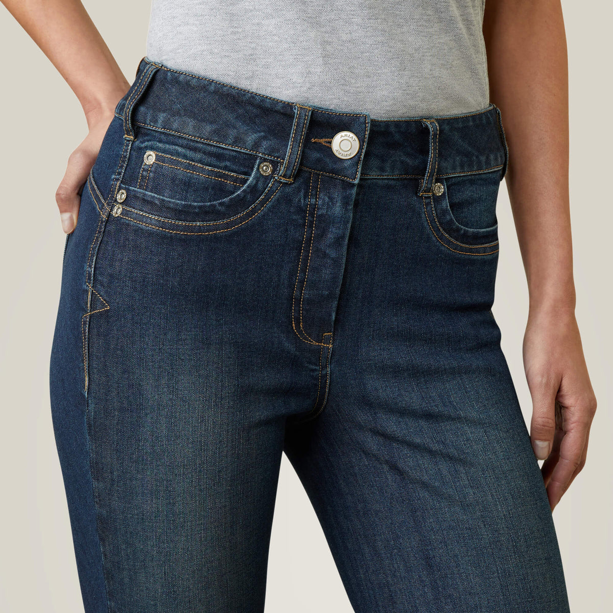 Ariat Premium Halo Denim Knee Patch Breech